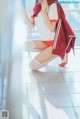 Coser @ 桜 桃 喵 Vol.091: 红色 体操服 (44 photos) P8 No.5fa500