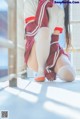 Coser @ 桜 桃 喵 Vol.091: 红色 体操服 (44 photos) P4 No.43af5b